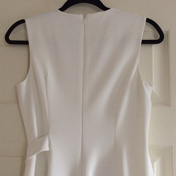 Calvin Klein White Tuxedo Dress - Picture 4 of 6